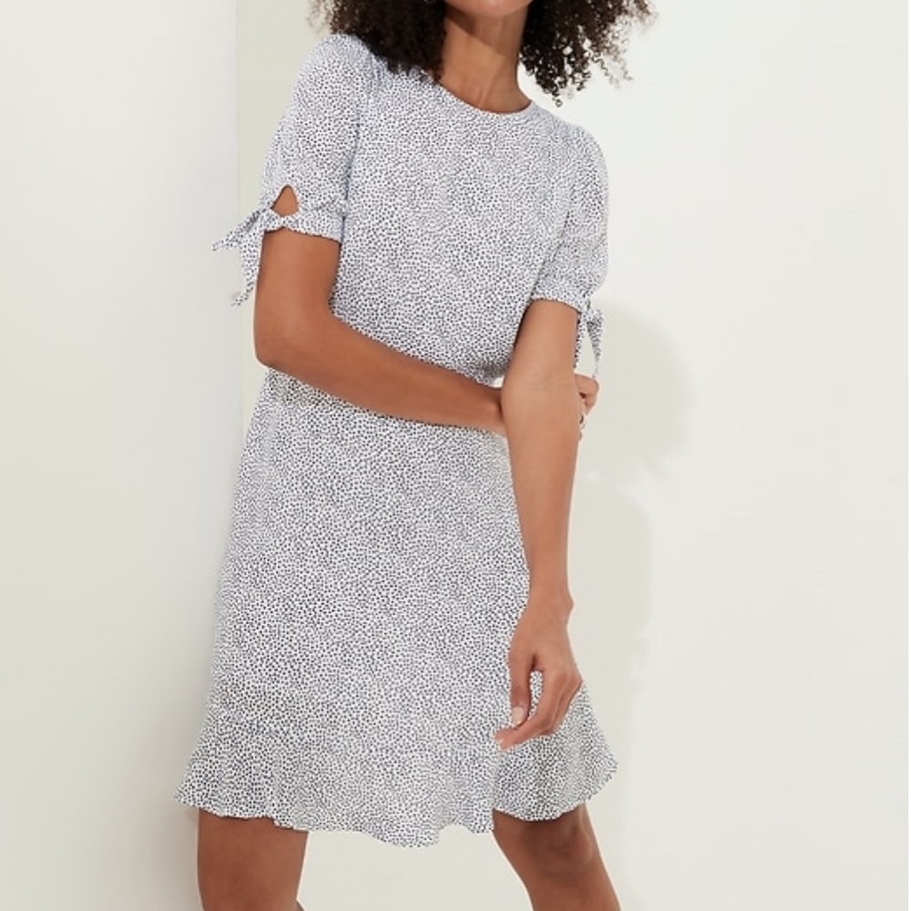 Puff sleeve mini dress from banana republic